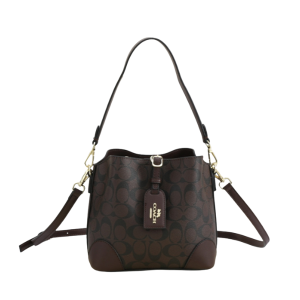 Coach Signature Top Handle Bucket Bag