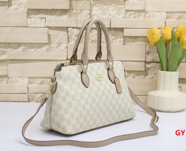 Classic GG Pattern Satchel Bag - Image 2